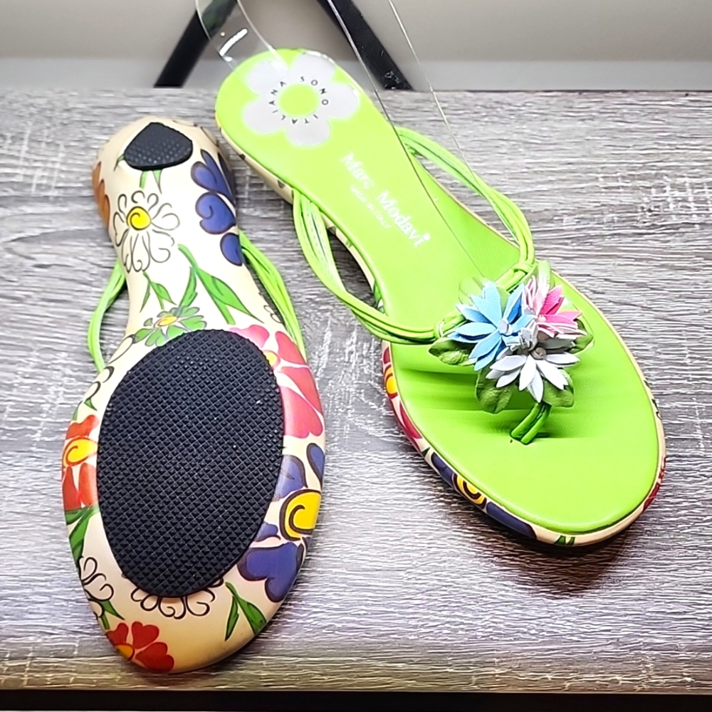 Marc Modavi Floral Sandals - Vintage EUC - 38